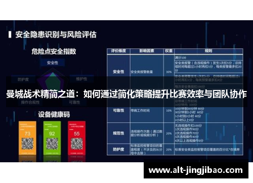 曼城战术精简之道：如何通过简化策略提升比赛效率与团队协作
